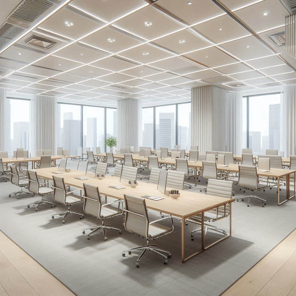 采购部门在写字楼办公推进重要客户来访准备时遇到办公区局部施工该怎么协调